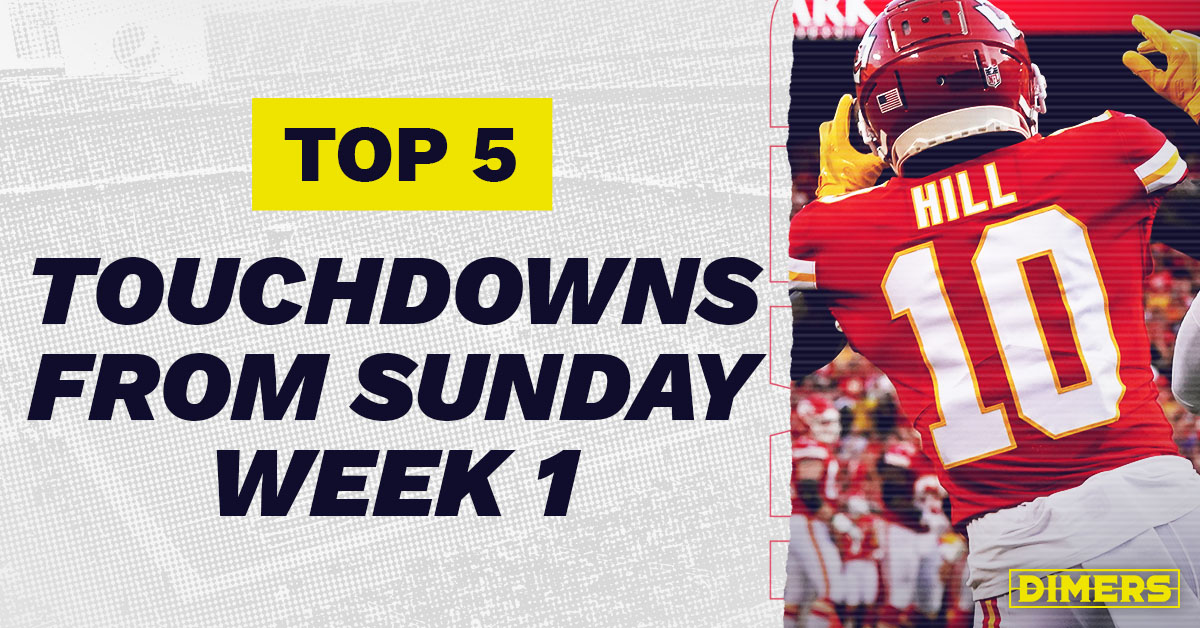 2021 NFL Season The Top 5 Touchdowns Of Sunday September 12 2021 