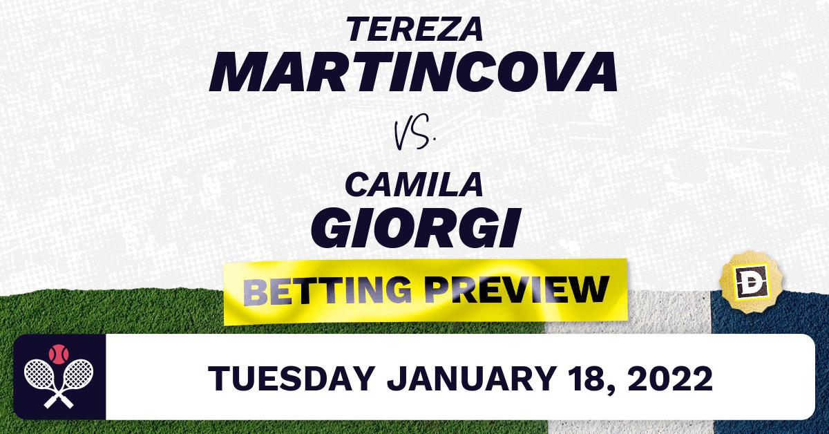 Tereza Martincova vs. Camila Predictions Jan 18, 2022