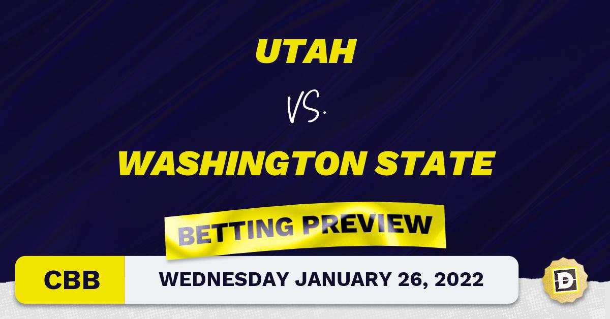 Utah vs. Washington State CBB Predictions and Odds Jan 26, 2022