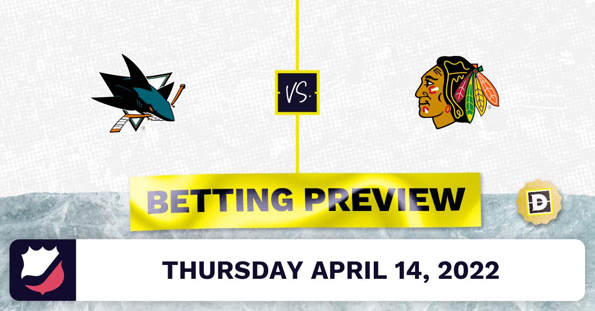 Sharks vs. Blackhawks Prediction and Odds Apr 14, 2022