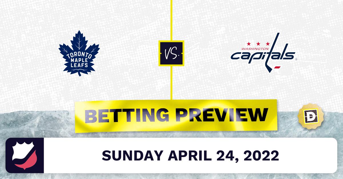 Maple Leafs vs. Capitals Prediction and Odds Apr 24, 2022