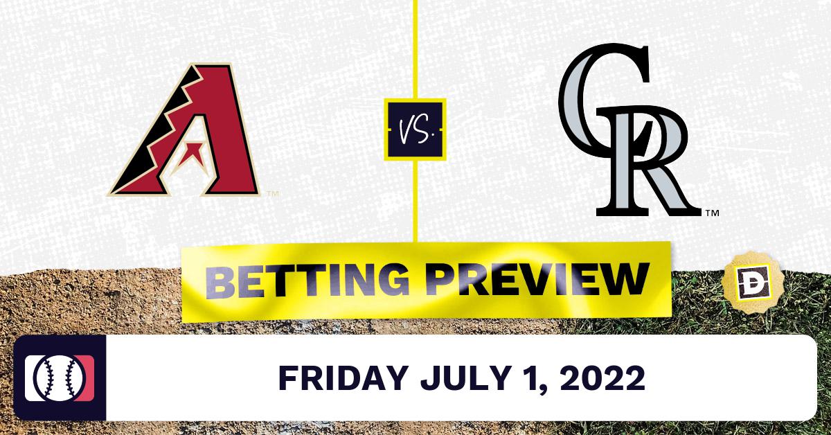 Diamondbacks vs. Rockies Prediction and Odds Jul 1, 2022