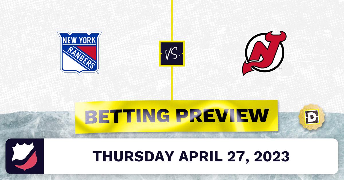Rangers vs. Devils Prediction and Odds Apr 27, 2023