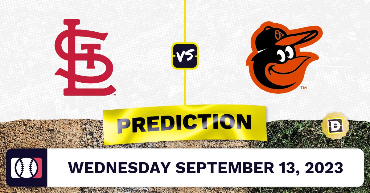 Cardinals vs. Orioles Prediction for MLB Wednesday [9/13/2023]