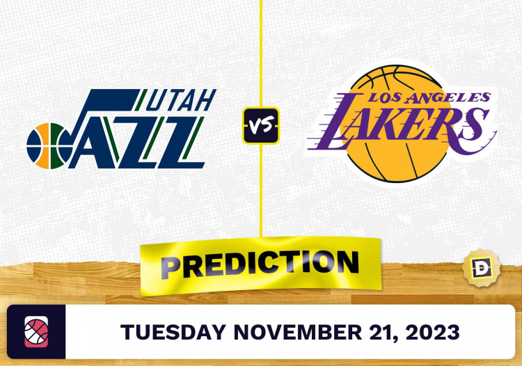 Jazz vs. Lakers Prediction and Odds - November 21, 2023
