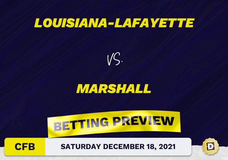 LouisianaLafayette vs. Marshall CFB Predictions and Odds Dec 18, 2021