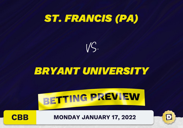 St. Francis (PA) vs. Bryant University CBB Predictions and Odds - Jan St. Francis (PA) vs. Bryant University CBB Predictions and Odds - Jan