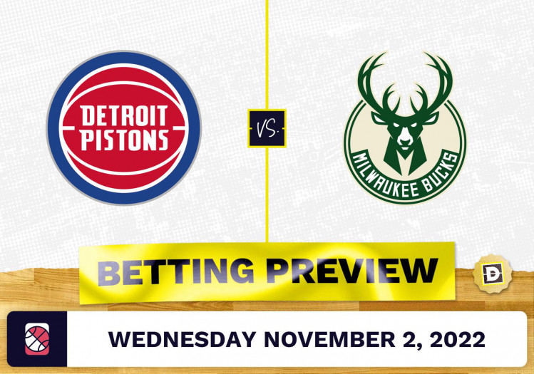 Pistons vs. Bucks Prediction and Odds Nov 2, 2022