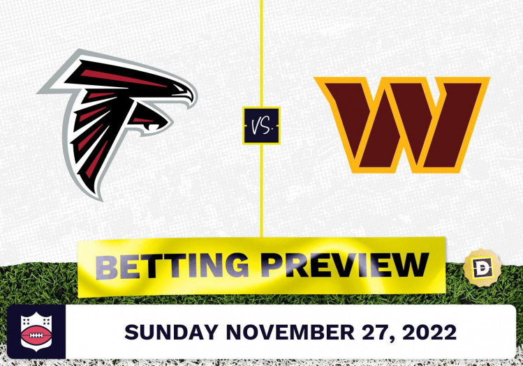 Atlanta Falcons vs. Washington Commanders odds for NFL Week 12 game