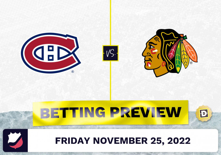 Canadiens vs. Blackhawks Prediction and Odds – Nov 25, 2022