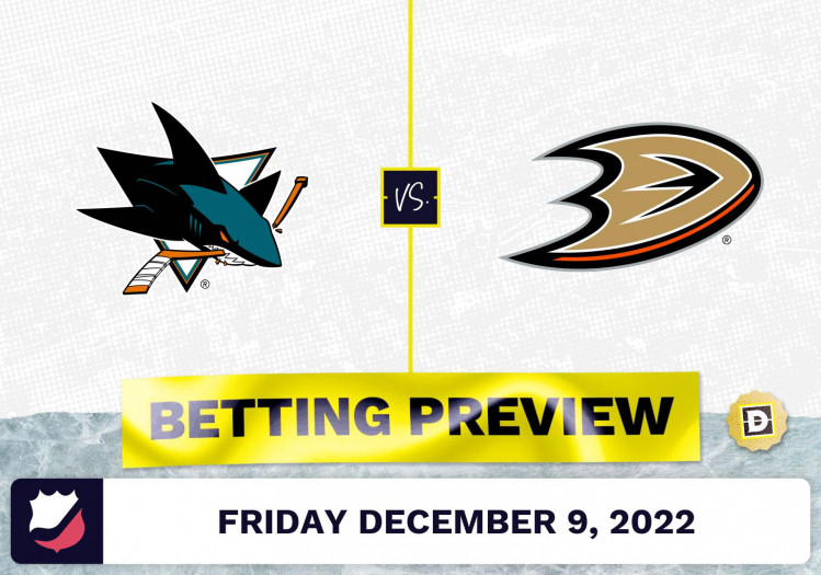 Sharks vs. Ducks Prediction and Odds – Dec 9, 2022