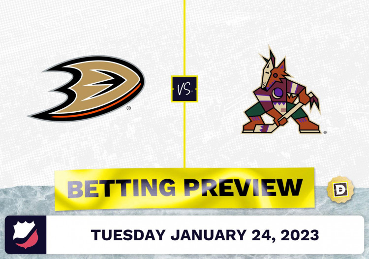 Ducks vs. Coyotes Prediction and Odds – Jan 24, 2023