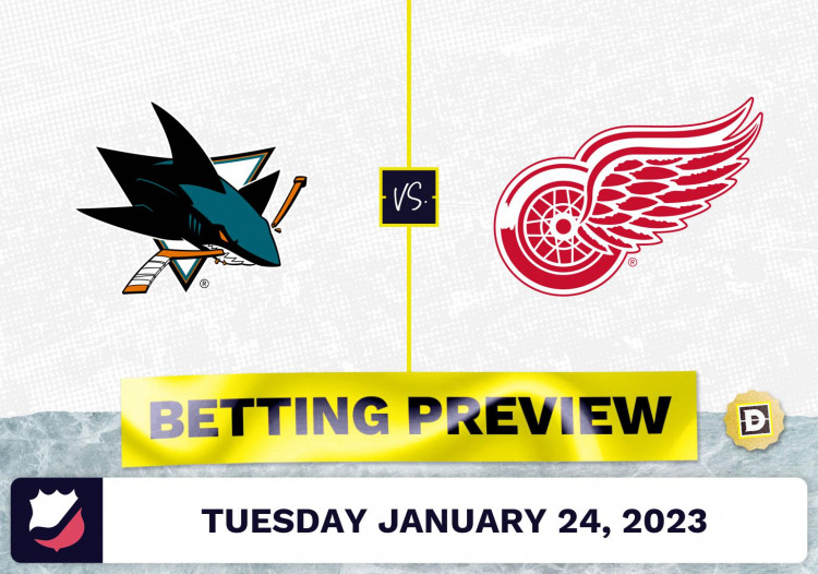 Sharks vs. Red Wings Prediction and Odds – Jan 24, 2023