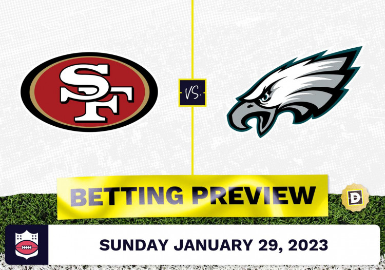 San Francisco 49ers vs. Philadelphia Eagles NFC Championship Game odds