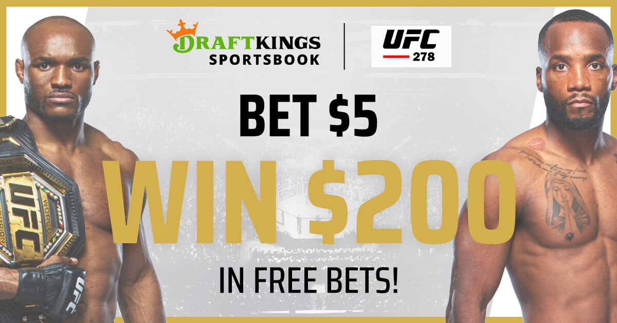 UFC 278 Bet $5 and Win $200 with DraftKings