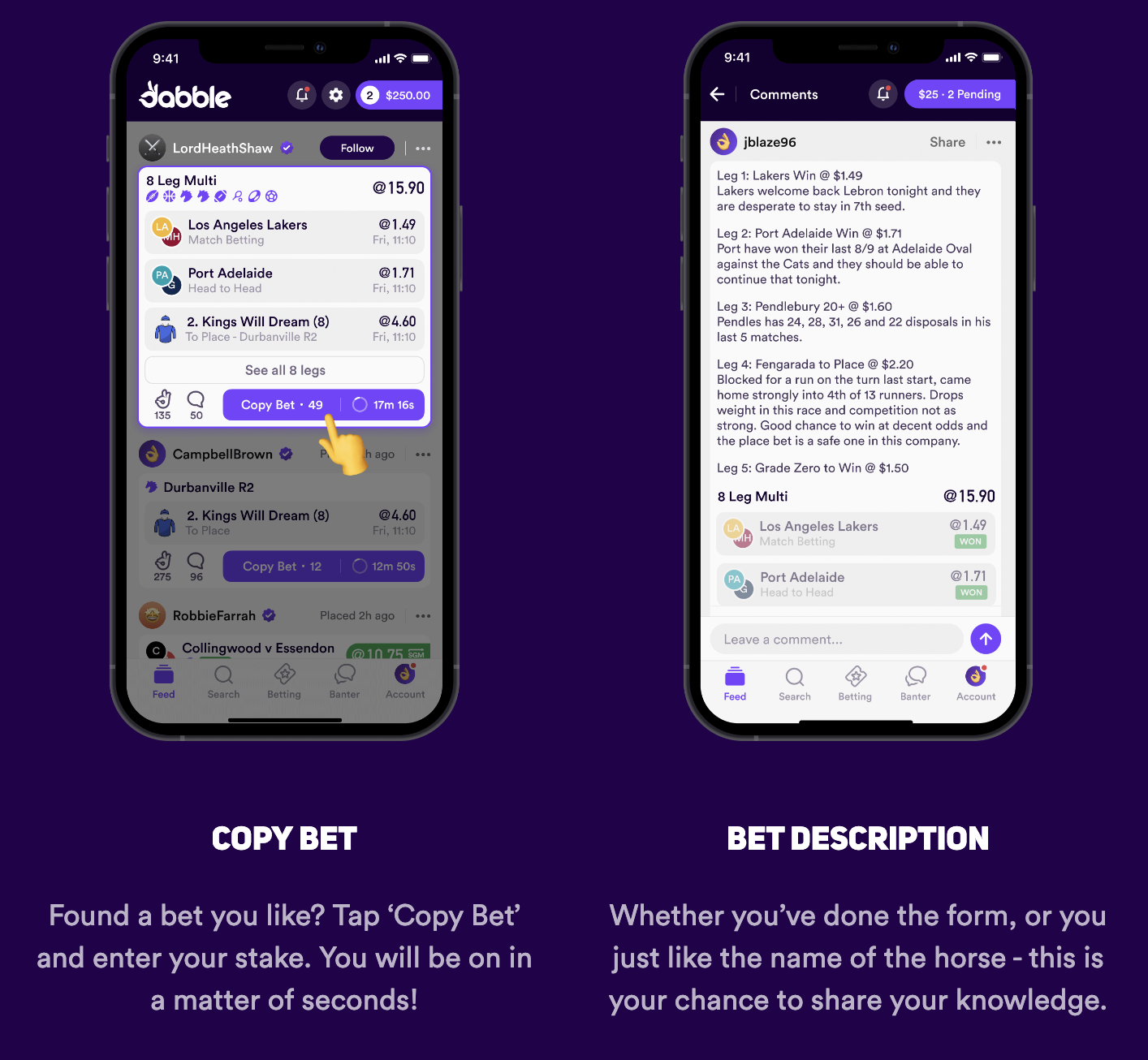 dabble sports betting 