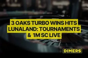 3 Oaks Turbo Wins Hits Lunaland: Tournaments & 1M SC Live