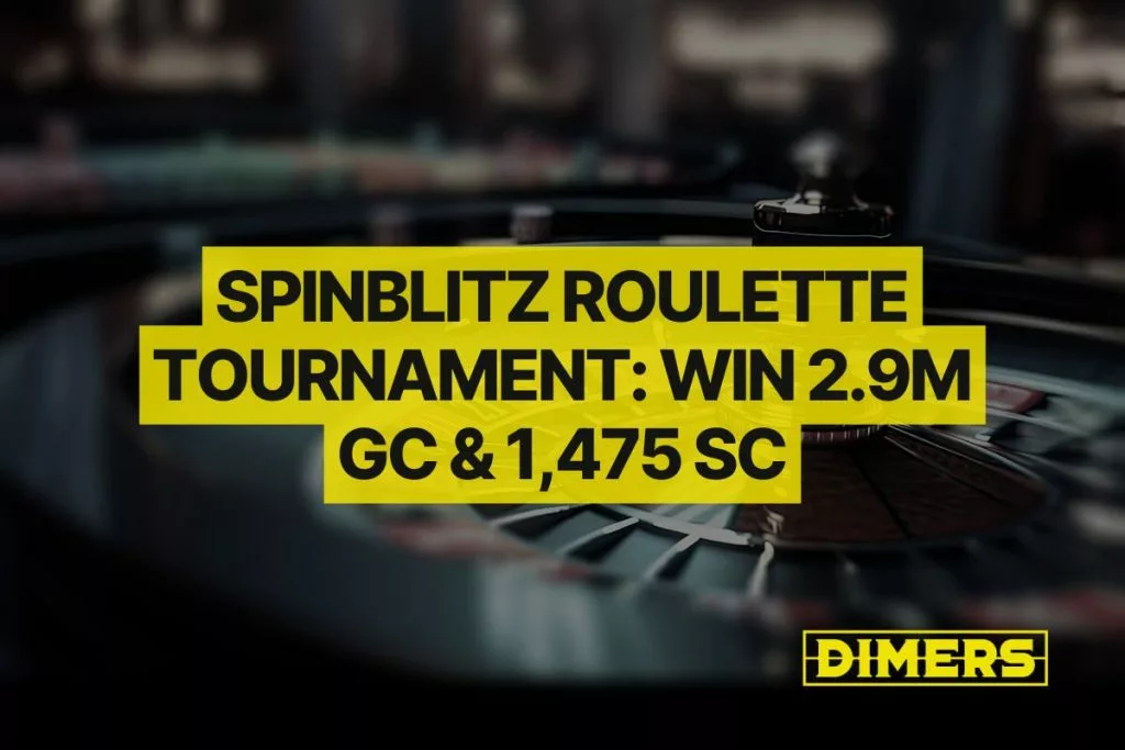 SpinBlitz Roulette Tournament Win 2.9M GC & 1,475 SC