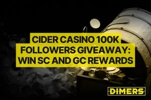 Cider Casino 100K Followers Giveaway | Win SC and GC Rewards