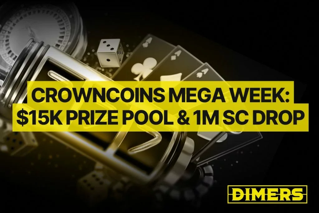 CrownCoins Mega Week $15k Prize Pool & 1M SC Drop