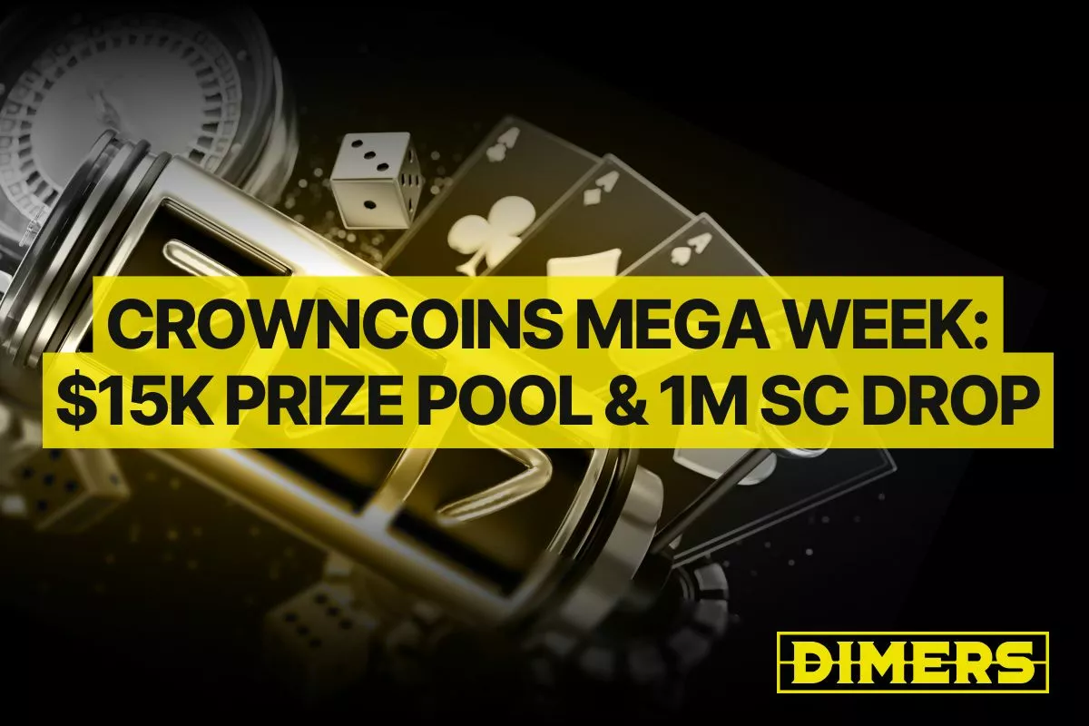 CrownCoins Launches Mega Week: $15k Prize Pool & 1M SC Drop
