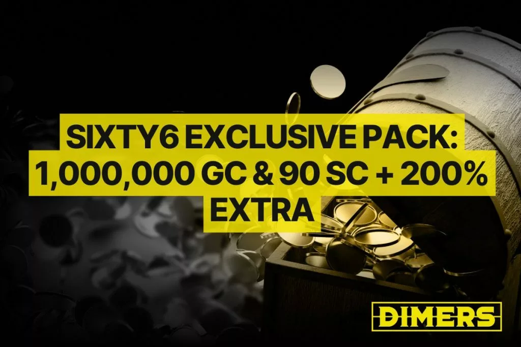 Sixty6 Exclusive Pack 1,000,000 GC & 90 SC + 200% Extra