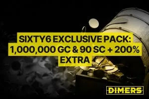 Sixty6 Exclusive Pack: Get 1,000,000 GC & 90 SC with 200% Extra