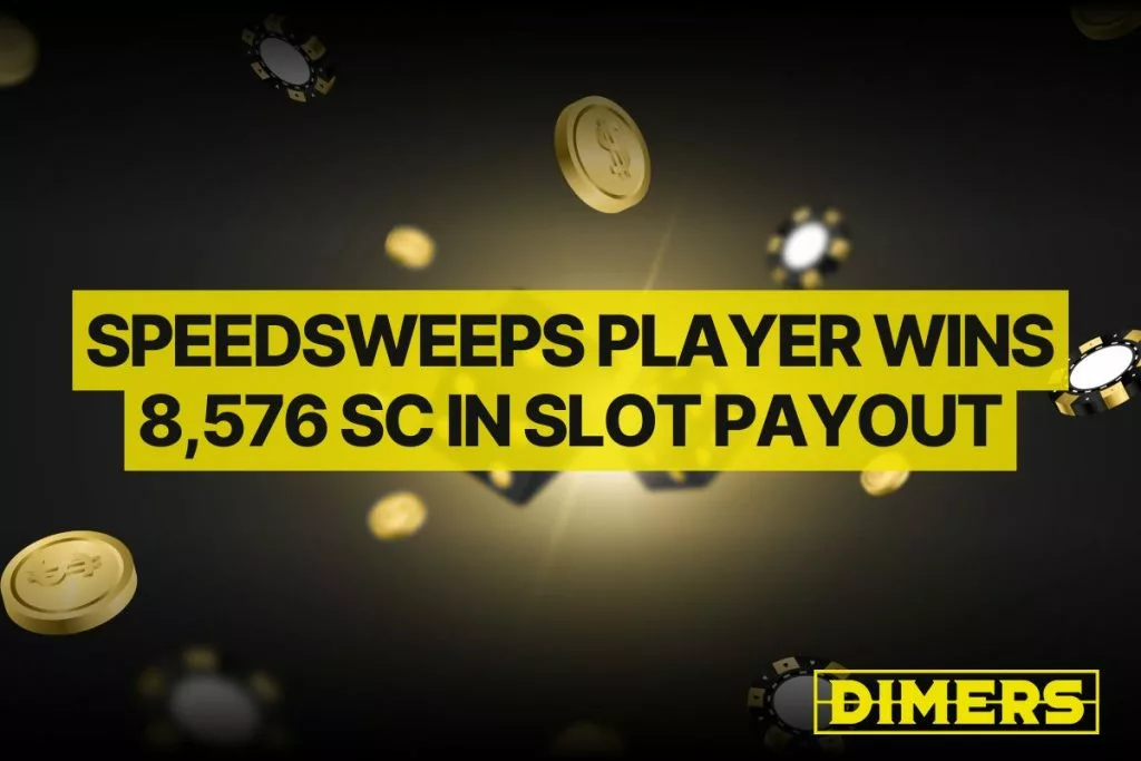 SpeedSweeps Player Wins 8,576 SC in Slot Payout