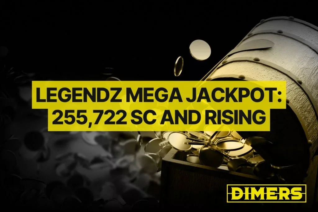 Legendz Mega Jackpot 255,722 SC and Rising