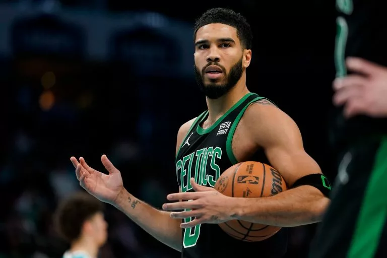 Jayson Tatum of the Boston Celtics