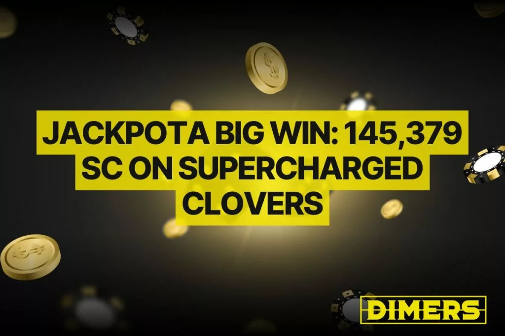 Jackpota Big Win 145,379 SC on Supercharged Clovers