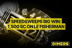 SpeedSweeps Big Win: 1,500 SC on Le Fisherman