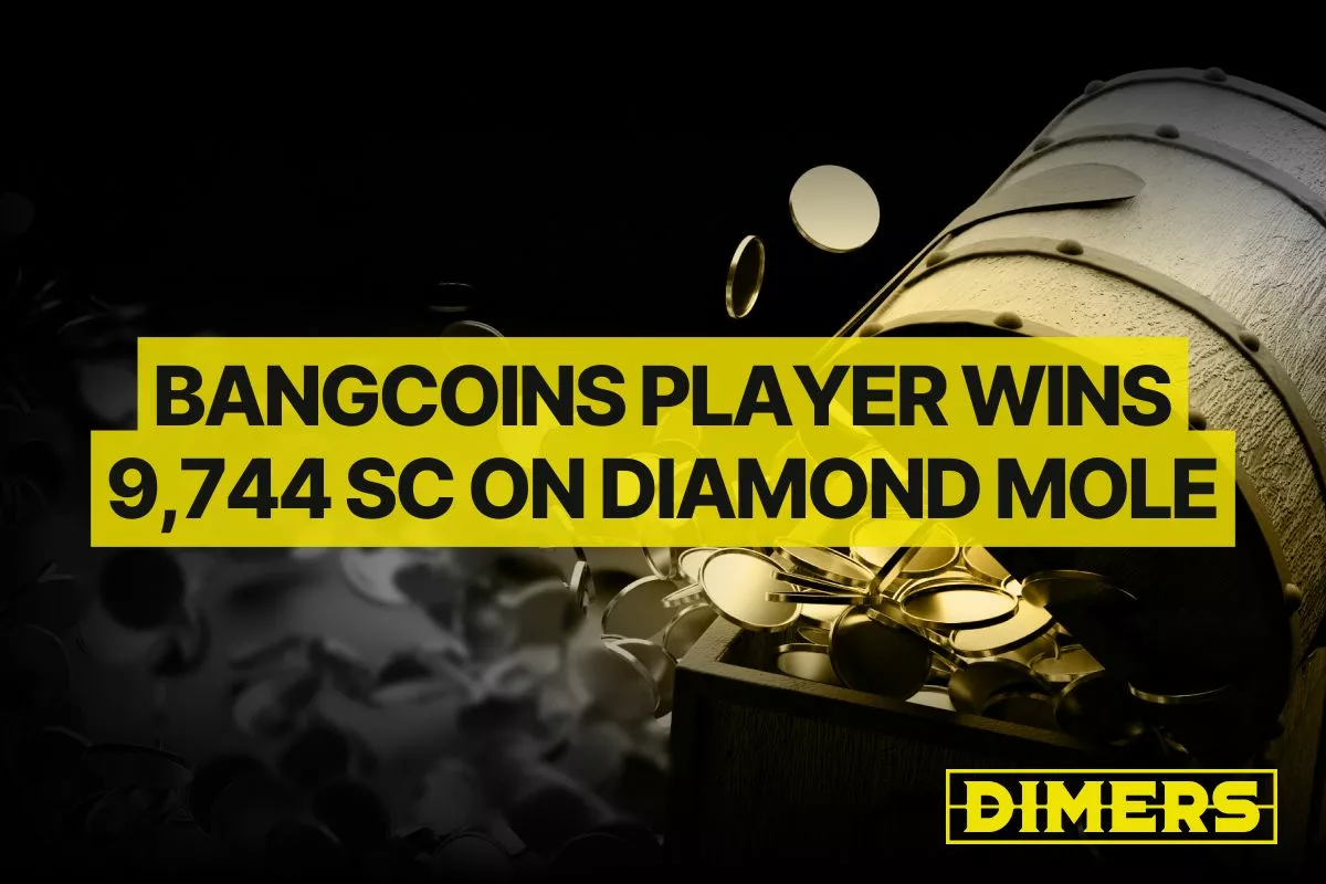 BangCoins Player Lands 9,744 SC Win on Diamond Mole