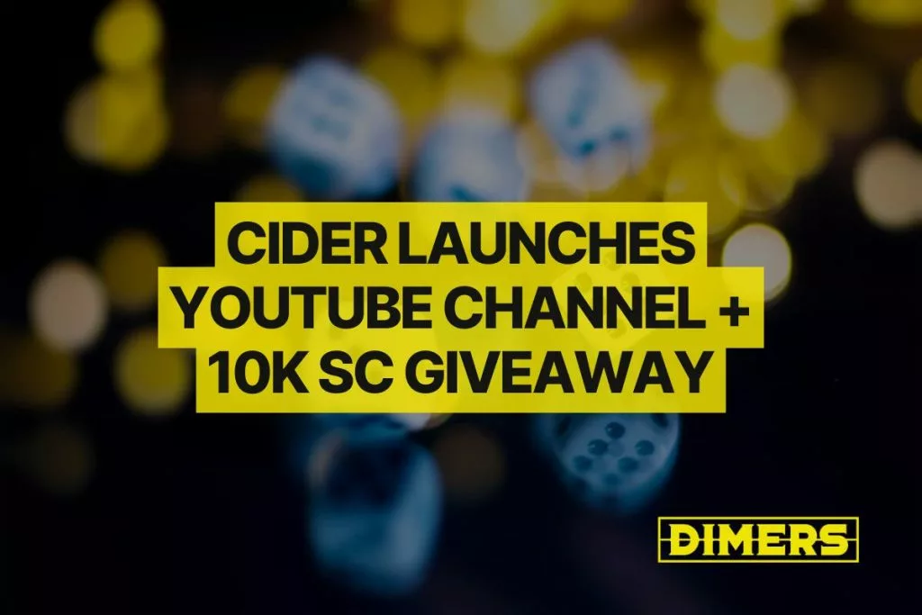 Cider Launches YouTube Channel + 10K SC Giveaway