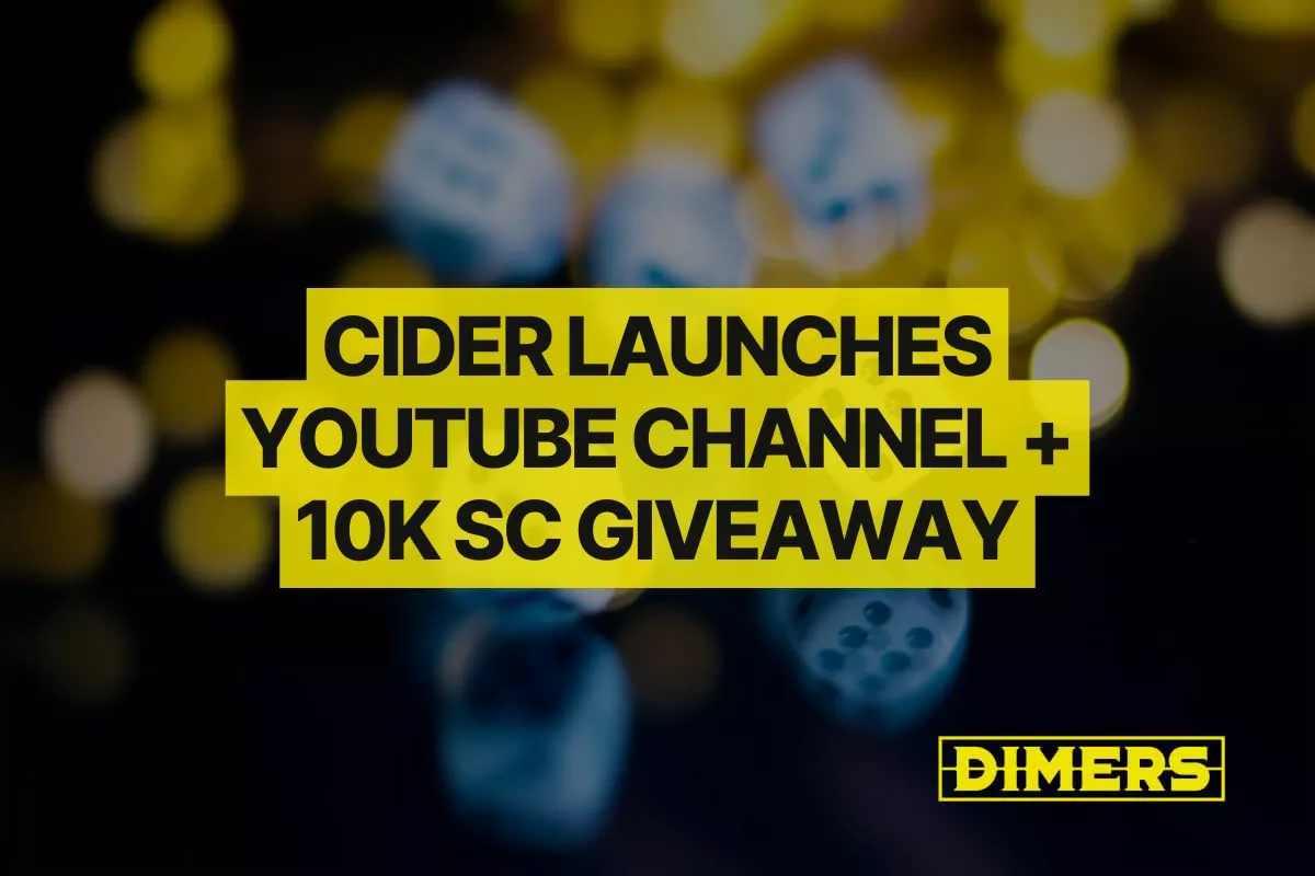 Cider Launches YouTube Channel With 10,000 SC Giveaway