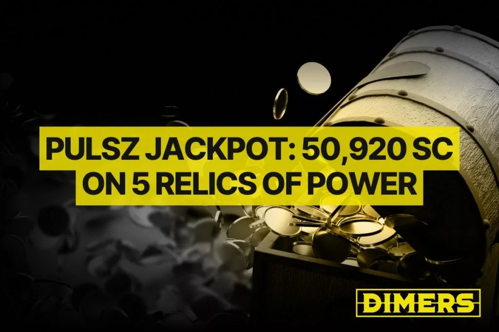 Pulsz Jackpot: 50,920 SC on 5 Relics of Power
