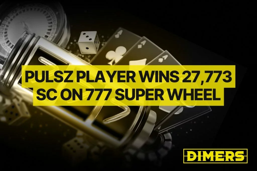 Pulsz Player Wins 27,773 SC on 777 Super Wheel