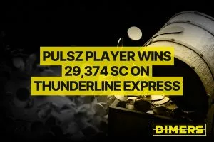 Pulsz Player Lands 29,374 SC Win on Thunderline Express
