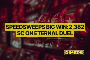 SpeedSweeps Big Win | 2,382 SC on Eternal Duel