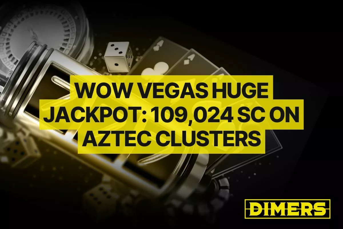 WOW Vegas Huge Jackpot Win: 109,024 SC on Aztec Clusters