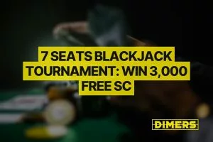 7 Seats Blackjack Tournament Goes Live With 3,000 Free SC Prize