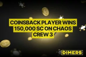 CoinsBack Player Wins 150,000 SC on Chaos Crew 3