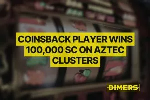 CoinsBack Player Wins 100,000 SC on Aztec Clusters