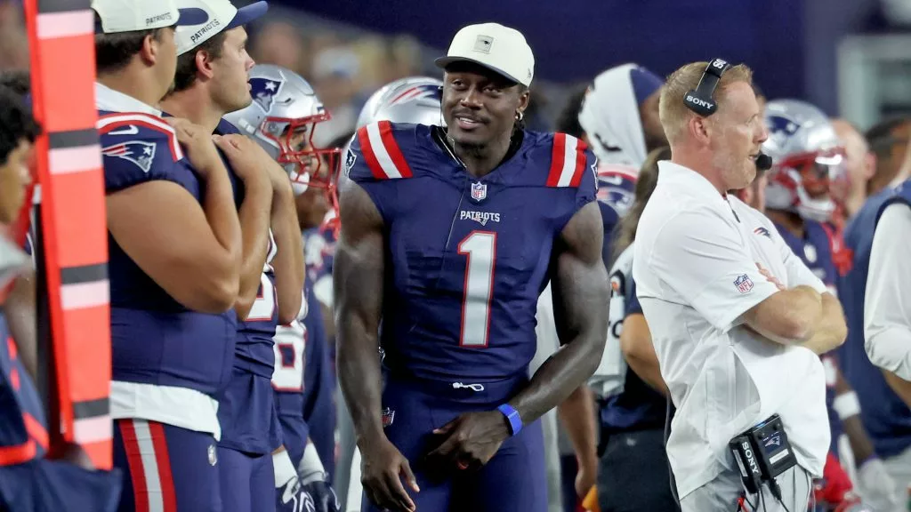 A.J. Brown First TD odds for Patriots vs. Seahawks, NFL Week 1.