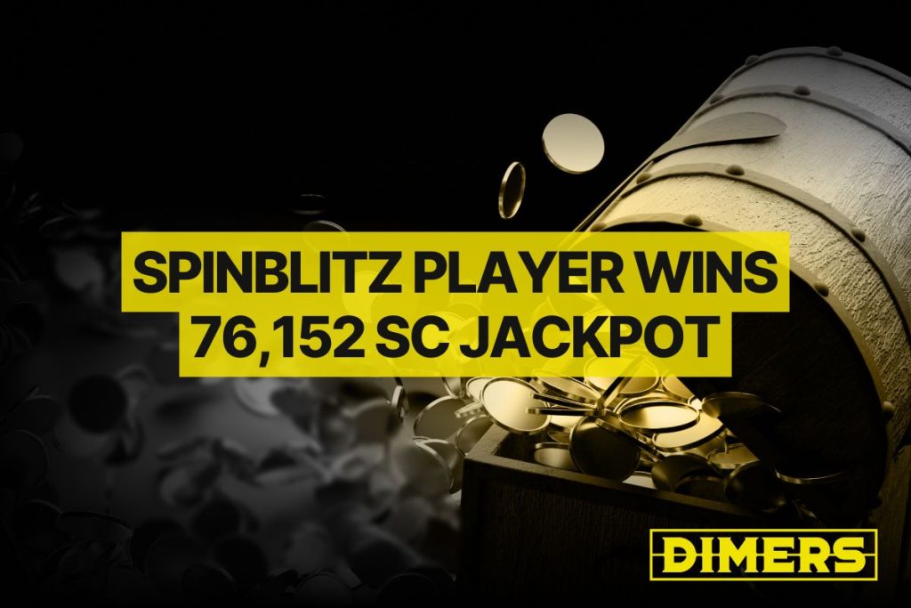SpinBlitz Player Wins 76,152 SC Jackpot