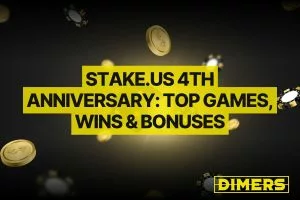 Stake.us 4th Anniversary | Top Games, Wins and Bonuses