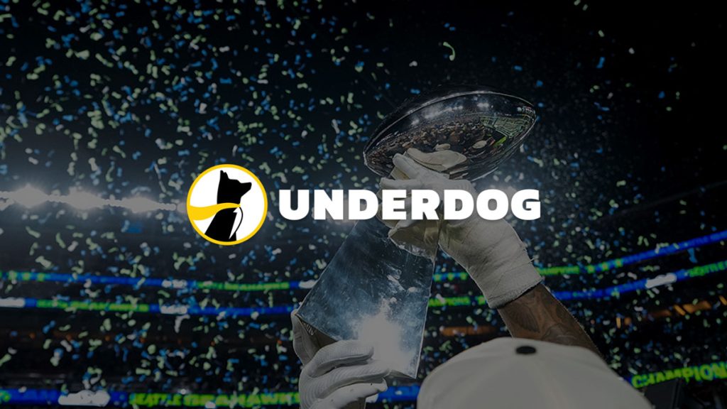 Underdog Fantasy and Underdog Predict on a phone during the 2026 football season.