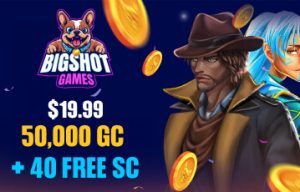 Big Shot Games first purchase bonus
