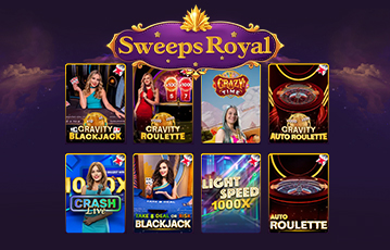 sweeps royal casino games