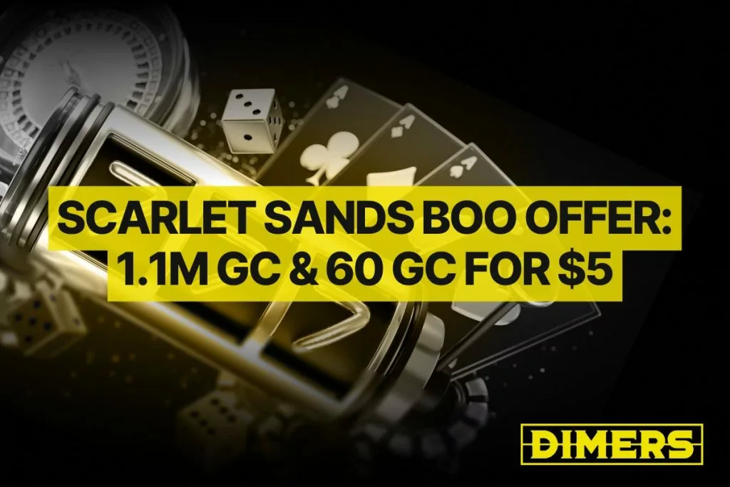 Scarlet Sands Boo Offer: 1.1M GC & 60 GC for $5